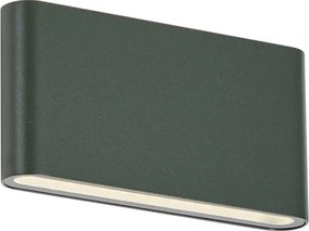 Lampada da parete moderna da esterno verde scuro 17,5 cm con LED IP65 - Batt