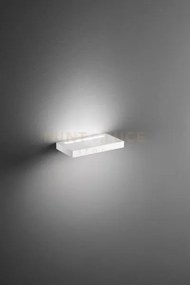 Applique floor in alluminio colore bianco diffusore acrilico satina...