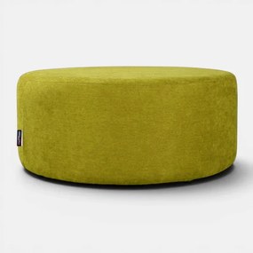 Pouf Tondo Dante L70 cm in Tessuto Antimacchia VERDE