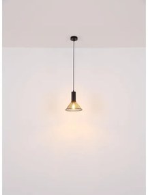 Globo 15648H1 - Lampadario a sospensione con filo JEDD 1xE27/60W/230V nero