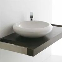 Lavabo da appoggio Congas cm 48 Domus Falerii cm Design Moderno