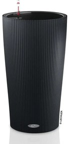 Vaso per piante e fiori Cilindro Color 32 - Ardesia LECHUZA in polipropilene grigio H 56 cm Ø 32 cm