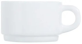 Tazza Luminarc Apilable Impilabile Bianco Vetro 280 ml (6 Unità) (Pack 6x)