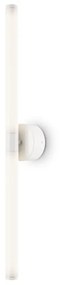 Applique Da Parete Moderno Axis Alluminio Bianco Luce Led 16W