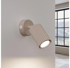 Brilagi - Faretto da parete CRESTO 1xGU10/10W/230V taupe