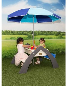 Axi tavolo da picnic per bambini delta grigio e bianco a031.023.00