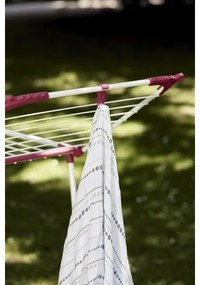 WENKO 3774021100 - Stendibiancheria SUMMER DRY 153x76 cm bianco/rosa