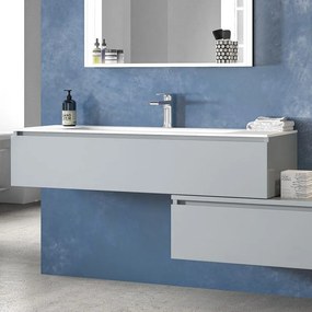 Kamalu - composizione bagno sospesa con 2 mobili da 120cm | kam-kk1202