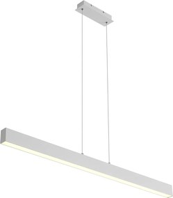 Lampada a sospensione bianca con LED dimmerabile a 3 livelli 2700-4000K con dip switch - Keane