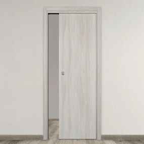 Porta scorrevole Elm olmo chiaro L 60 x H 210 cm reversibile