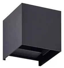 Nivar Square LED Applique da Esterno Black - Lindby