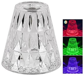 Rabalux 76004 - LED RGB Lampada da tavolo ricaricabile dimmerabile SIGGY LED/2W/5V 3000K