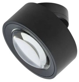 Antidark - Easy Lens W120 Applique da Parete/Plafoniera Dim-to-Warm 1800-2700K Nero Antid