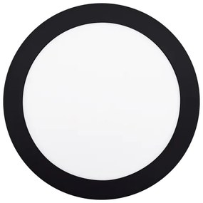 Solight WD172-B - Plafoniera LED LED/18W/230V 3000/4000/6000K nero rotondo