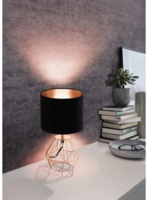 Eglo 95787- Lampada da tavolo CARLTON 2 1xE14/60W/230V