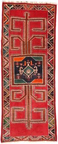 Shiraz Tappeto 80 x 190 (Iran) Annodato A Mano