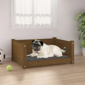 Cuccia Per Cani Ambra 65,5x50,5x28cm İn Legno Massello Di Pino /