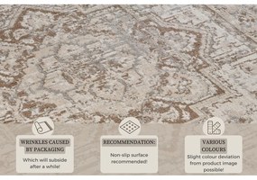 Tappeto beige/color crema 200x280 cm Terrain Designer Sand – Hanse Home