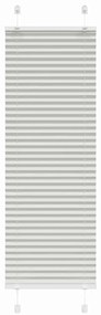 Tenda Plissettata Grigio Chiaro 45x150 Cm Larghezza Tessuto /