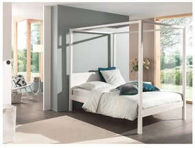 Letto bianco per bambini 140x200 cm PINO CANOPY - Vipack