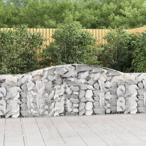 Cesti Gabbioni Ad Arco 8 Pz 400x30x80/100 Cm Ferro Zincato /