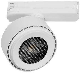 Faro LED 34W Trifase Regolabile 15°-60° Bianco con driver Philips Colore Bianco Variabile CCT