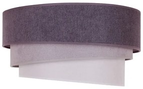 Duolla - Plafoniera TRIO 1xE27/15W/230V diametro 45 cm antracite/grigio/bianco