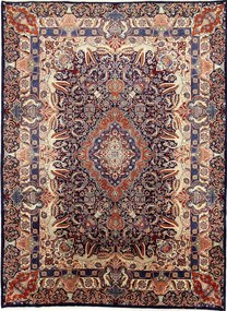 Kashmar Tappeto persiano 340 x 250 Blu (Iran) Annodato A Mano