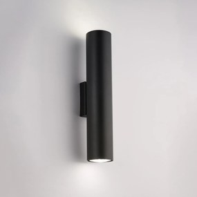 BeLight Dag 2-light wall lamp Nero