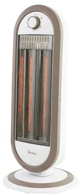 STUFA AL CARBONIO OSCILLANTE TIZZO AR4B01B RISCALDATORE AMBIENTE ELETTRICO - INTERNO BIANCO 900W