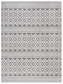 Tappeto in ciniglia lavabile grigio 80x160 cm Jhansi - Flair Rugs