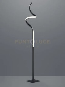 Lampade da terra led ondulata course r42051132 antracite
