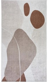 Passatoia color crema lavabile 80x200 cm Sandy Rocks – Vitaus