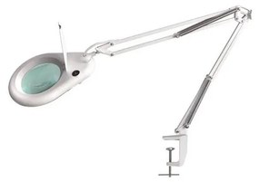 Lampada da tavolo LED con lente d'ingrandimento LED/9W/230V bianco/cromo