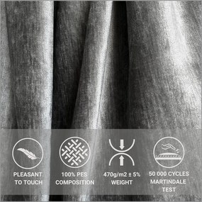 Letto matrimoniale imbottito grigio con spazio contenitivo 180x200 cm Mavel - Maison de Rêve