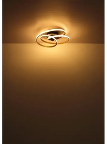 Globo 67183-40N - Lampadario a plafone LED GLYXAR LED/40W/230V cromo/nero