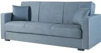 DIVANO LETTO AFRODITE 3 POSTI GRIGIO-BLU, 212X80X87 CM