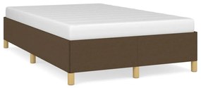 Giroletto Senza Materasso Marrone Scuro 80x200 Cm İn Tessuto /