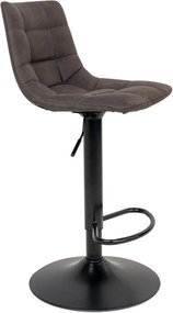 Set di sbagelli da bar grigio scuro in imbottito con altezza regolabile 2 pz (altezza della seduta 63 cm) Middelfart – House Nordic