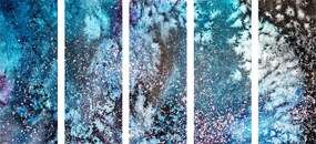 Quadri 5 pezzi – Astrazione da acquerello