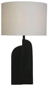 Searchlight EU61650BK - Lampada da tavolo PERTH 1xE27/60W/230V