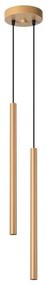 Sollux SL.1305 - Lampadario a sospensione con filo PASTELO 2xG9/8W/230V oro