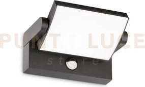 Swipe applique da esterno ip54 led 3000k 21w 2300 lm con sensore m...