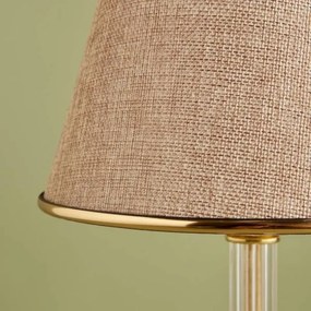 Lampada da tavolo AYD 1xE27/40W/230V beige/oro