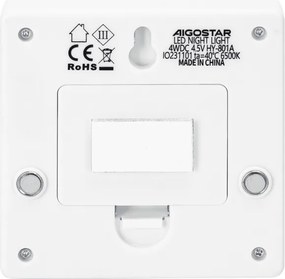 Aigostar - Lampada da notte portatile a LED/3xAAA 6500K