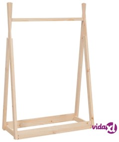 vidaXL Appendiabiti 100x45x150 cm in Legno Massello di Pino