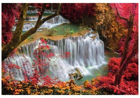 Fotomurale – Cascata nella foresta