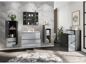 Mobile bagno alto sospeso grigio 36x93 cm Vasio - Germania