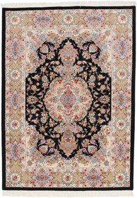Tabriz Tappeto 150 x 210 Grigio (Iran) Annodato A Mano