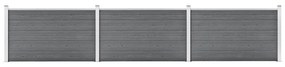 Recinzione Da Giardino İn Wpc 526x106 Cm Grigia /
